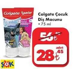 COLGATE ÇOCUK DİŞ MACUNU • 75 ML COLGATE ÇOCUK DİŞ MACUNU • 75 ML